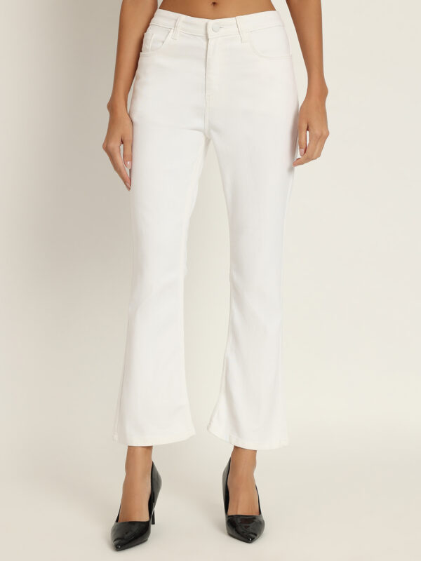 AngelFab Women White Jeans