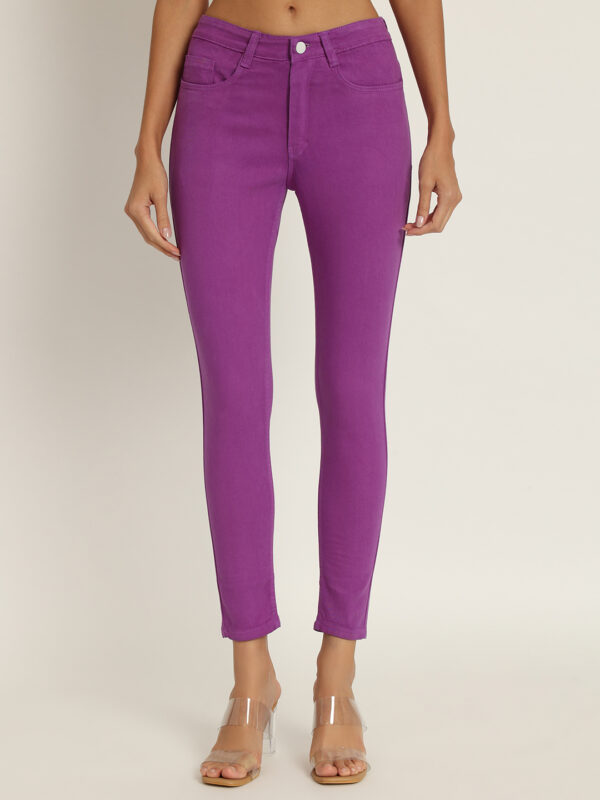 AngelFab Women Purple Jeans