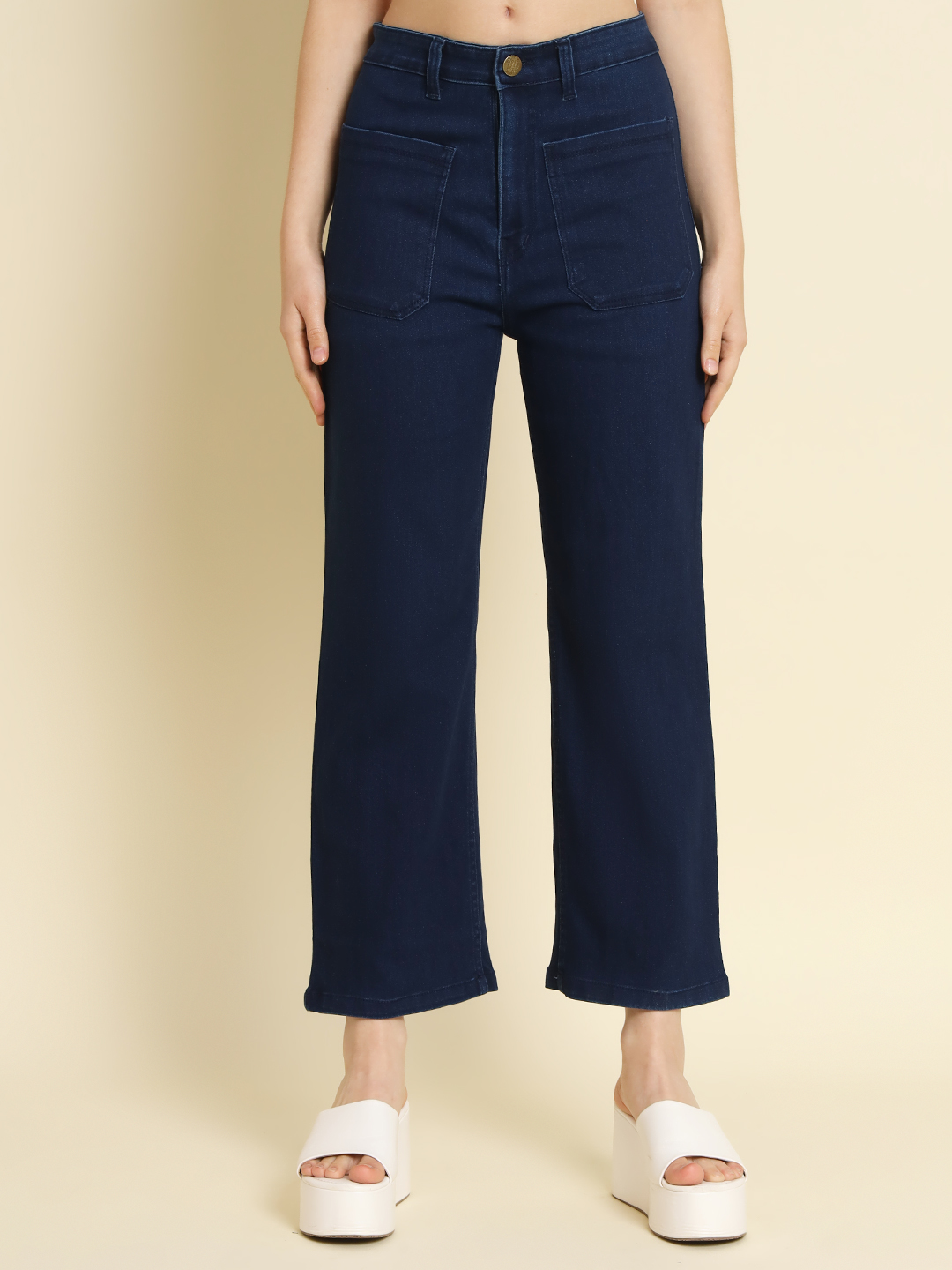 1 AngelFab Women Royal Blue Jeans