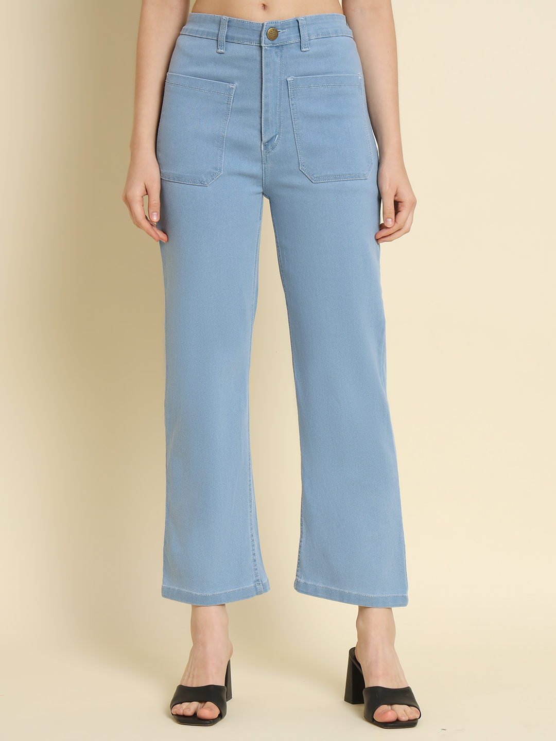 AngelFab Women Sky Blue Jeans