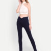 1 AngelFab Women V-Belt Broad Navy Blue Jegging
