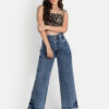 1 AngelFab Women DN 1004 2B Wideleg Sky Blue Jeans