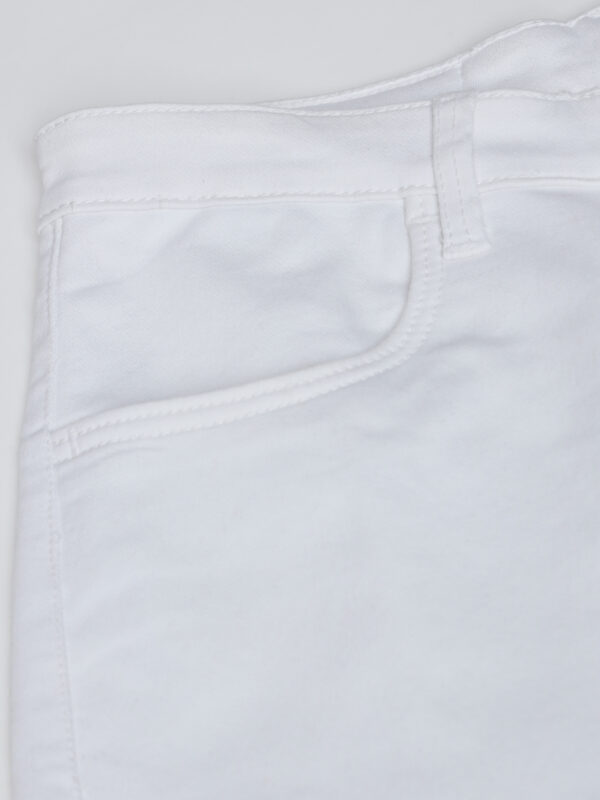 AngelFab Women High Loose Pent White Jeans