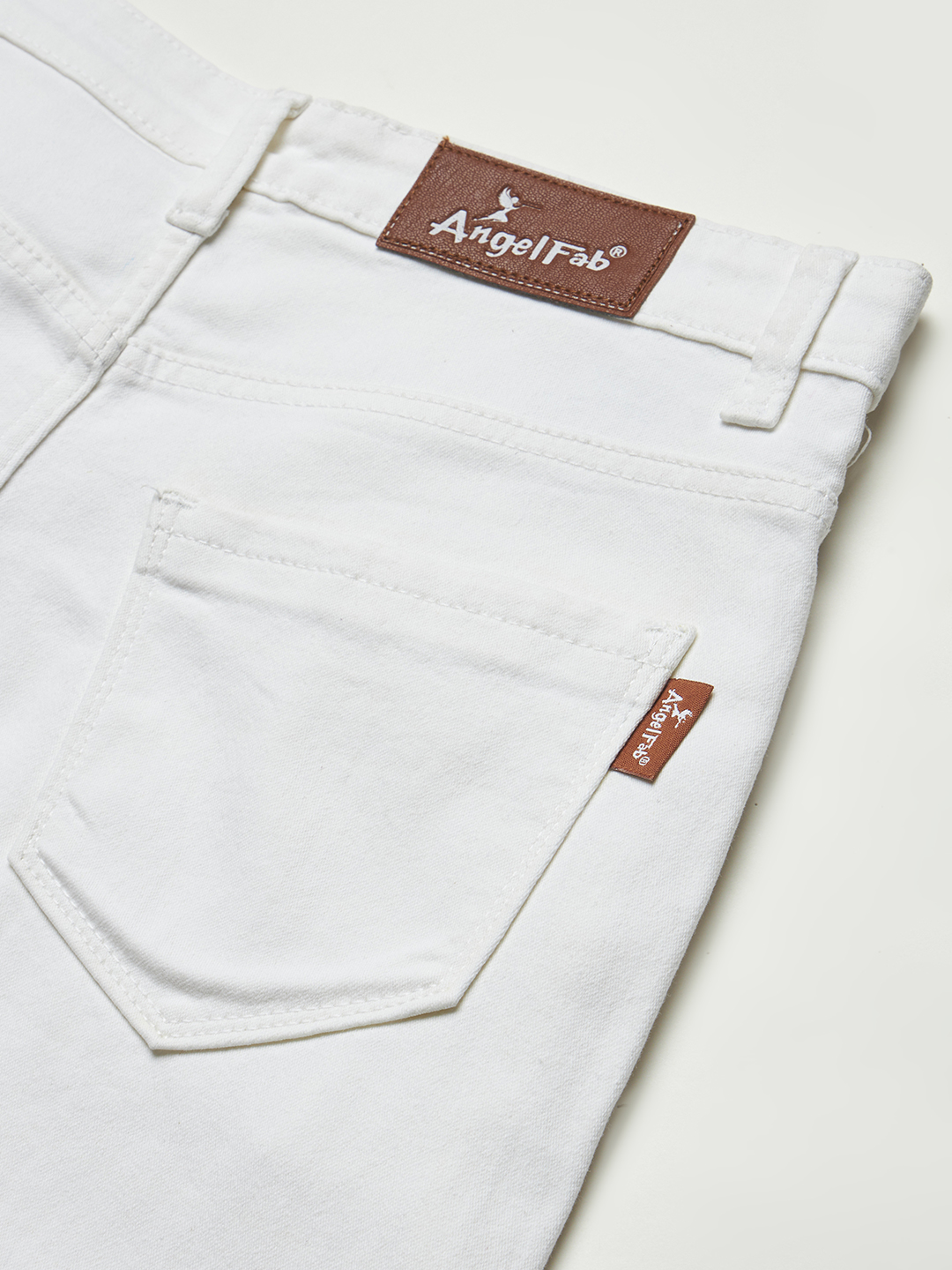 10 AngelFab Women White Jeans