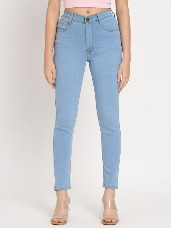 AngelFab Women Sky Blue Jeans