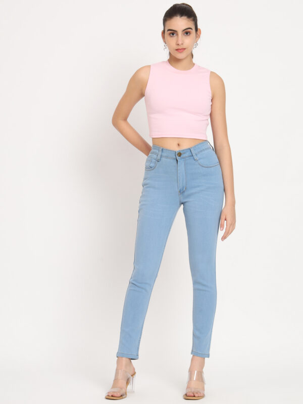 AngelFab Women Sky Blue Jeans