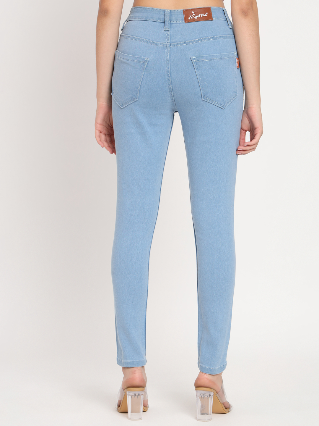 AngelFab Women Sky Blue Jeans