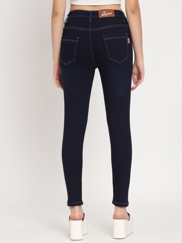 AngelFab Women Navy Blue Jeans