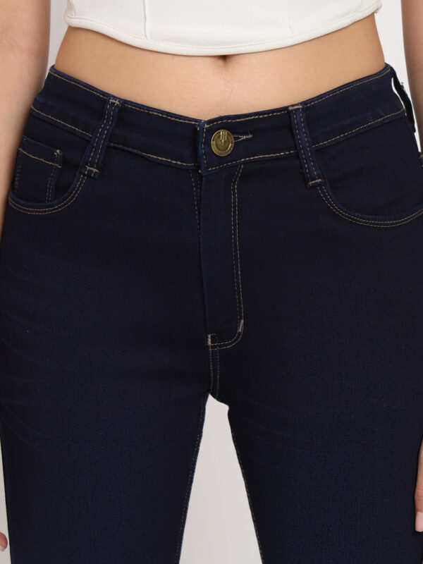 AngelFab Women Navy Blue Jeans