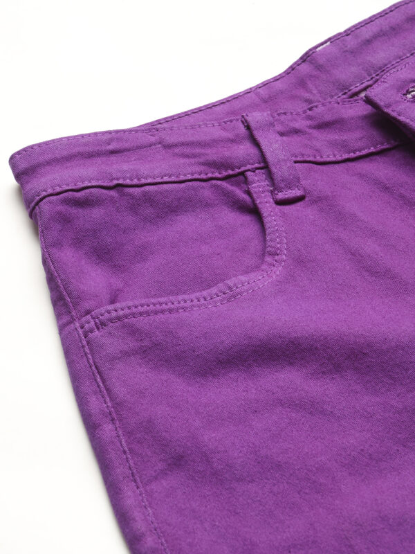 AngelFab Women Purple Jeans