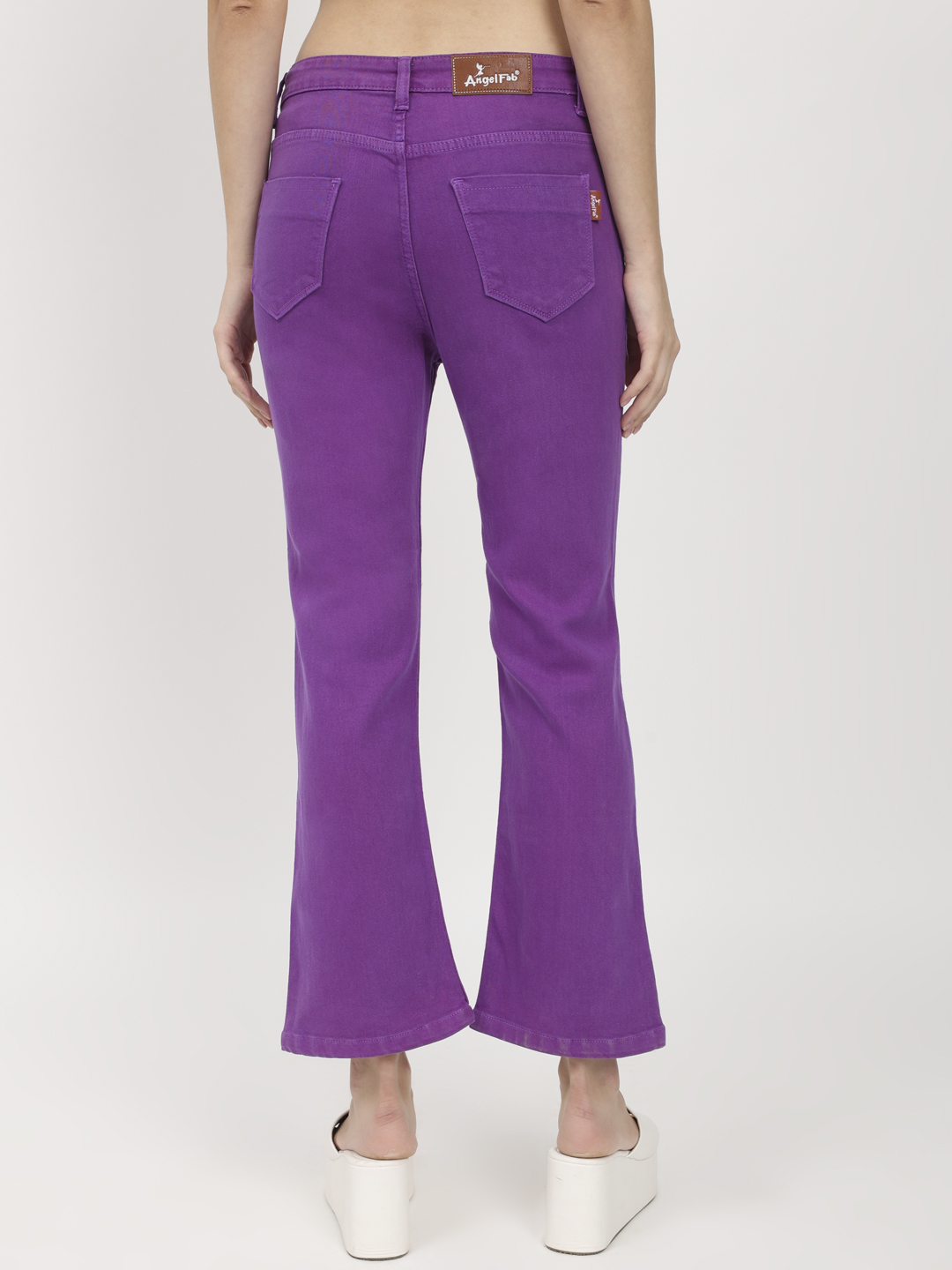 2 AngelFab Women Purple Jeans