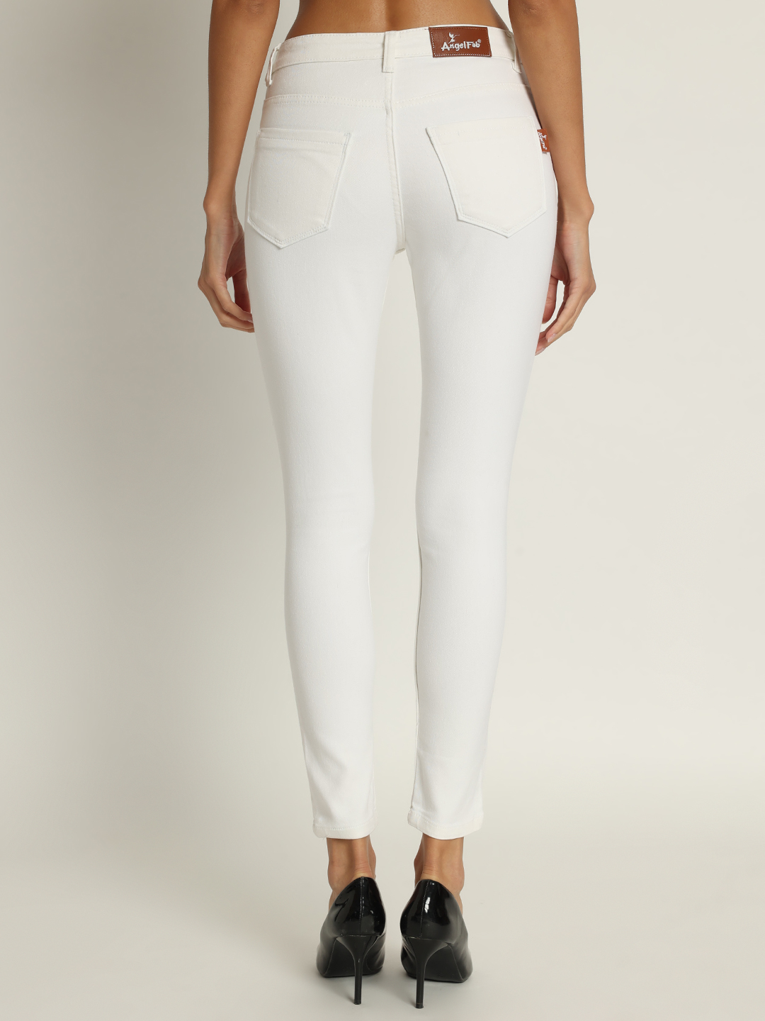 AngelFab Women White Jeans