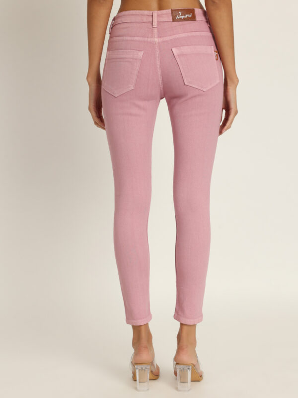 AngelFab Women Baby Pink Jeans