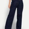 AngelFab Women DN 1007 High Loose Pent Royal Blue Jeans