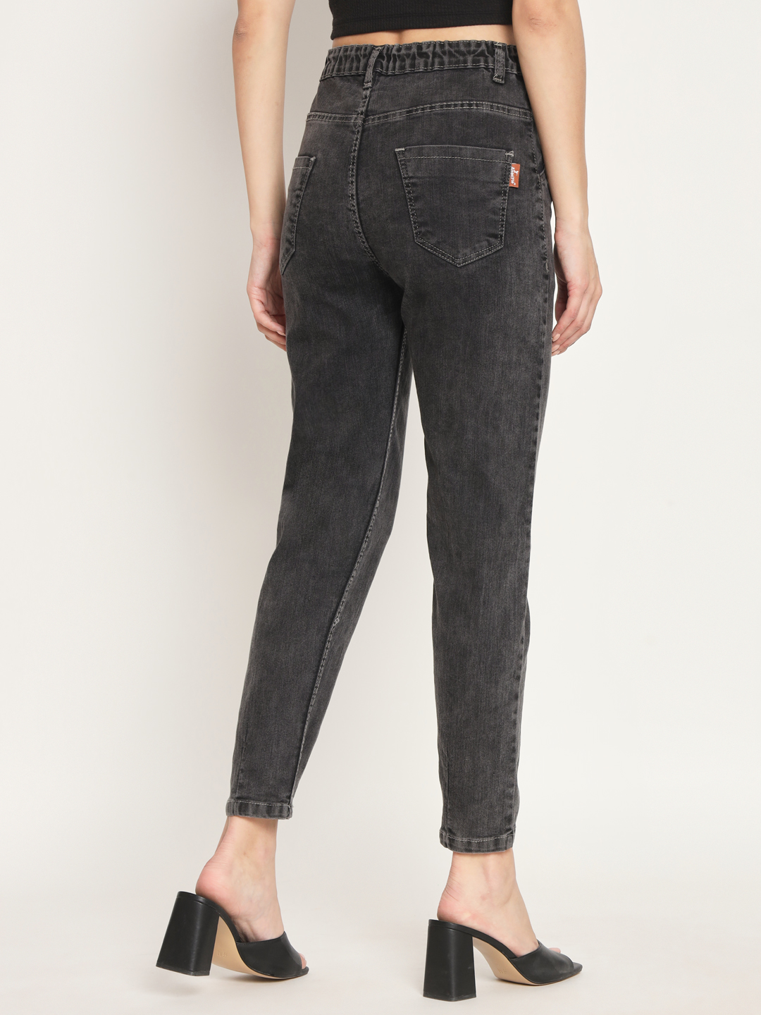 20-7-2023 anasthsia00368 AngelFab Women Carban Black Jeans