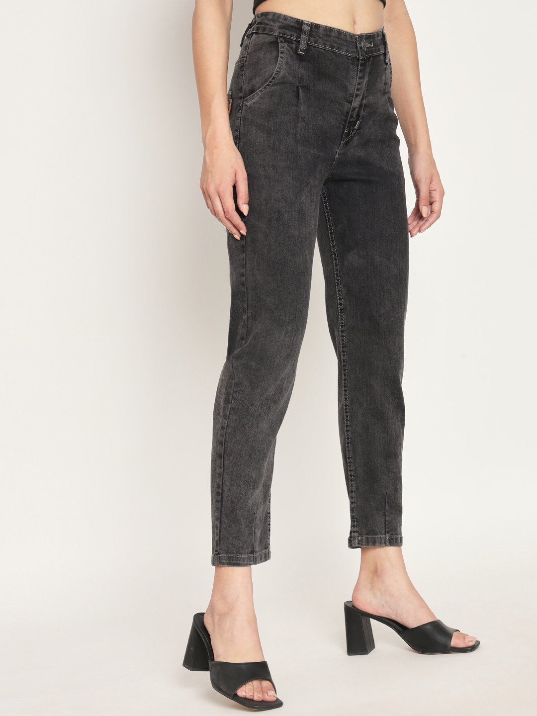 20-7-2023 anasthsia00378 AngelFab Women Carban Black Jeans