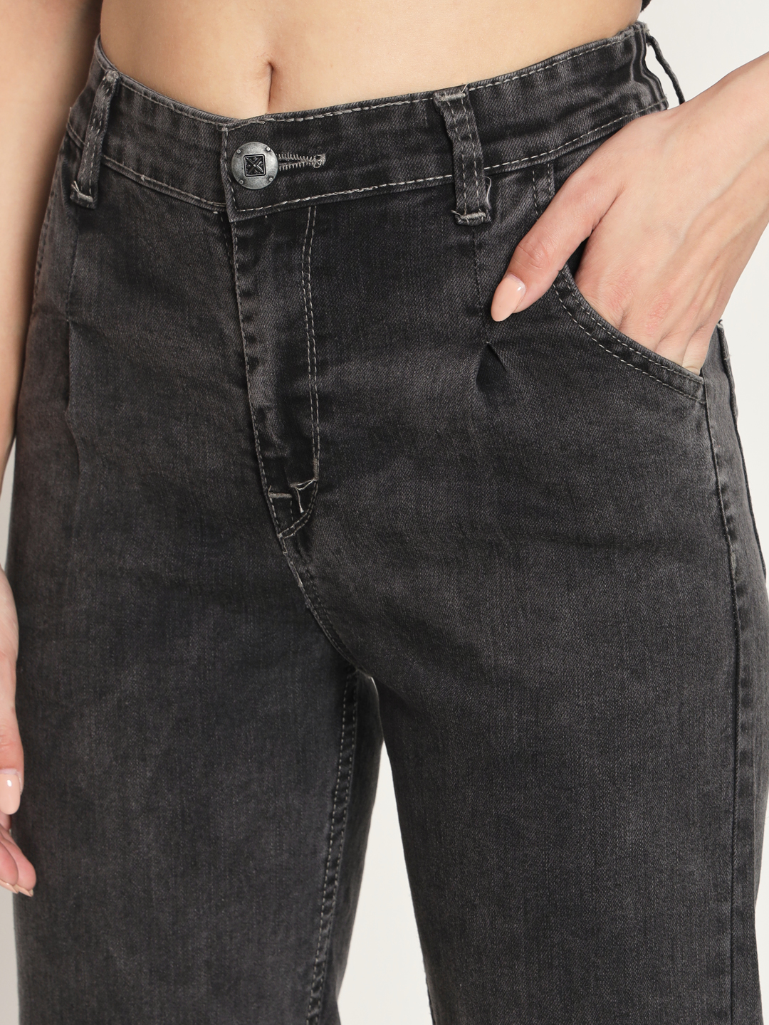 20-7-2023 anasthsia00379 AngelFab Women Carban Black Jeans