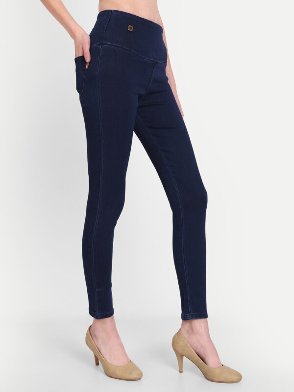 AngelFab Women Broad Royal Blue Jegging