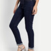 3 AngelFab Women DN 1002 High Rise Skinny Pent Royal Blue Jeans