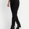 AngelFab Women DN 1008 Loose Pent Black Jeans