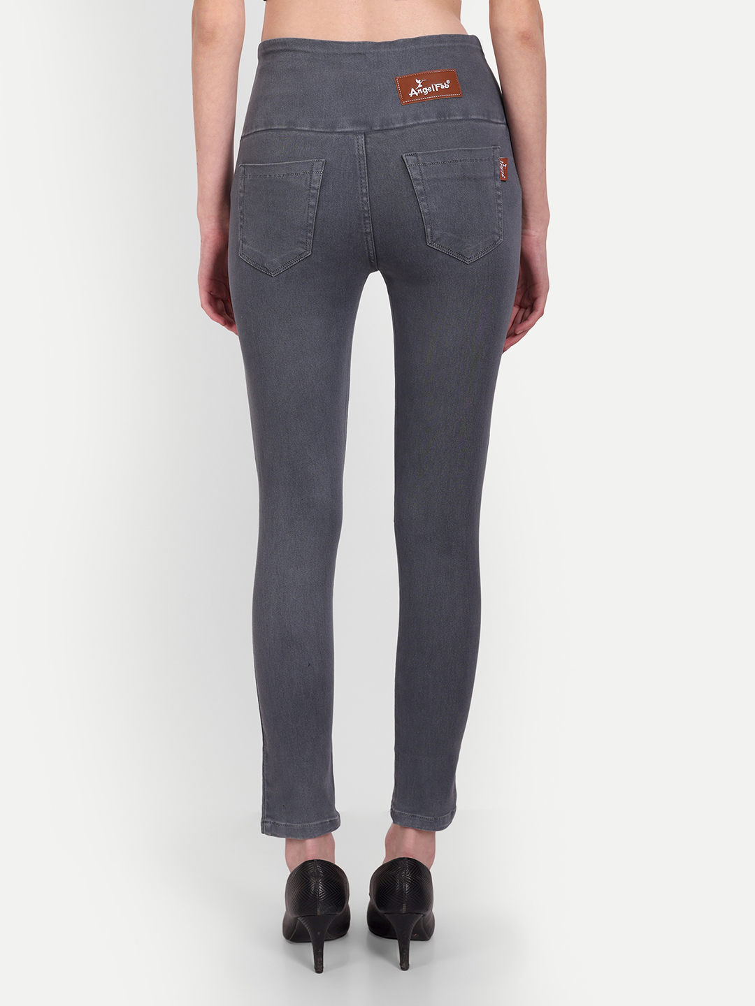 AngelFab Women Broad Grey Jegging