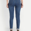 4 AngelFab Women DN 1002 High Rise Skinny Pent Dark Blue Jeans