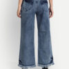 4 AngelFab Women DN 1004 2B Wideleg Sky Blue Jeans