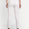 AngelFab Women High Rise Skinny Pent White Jeans