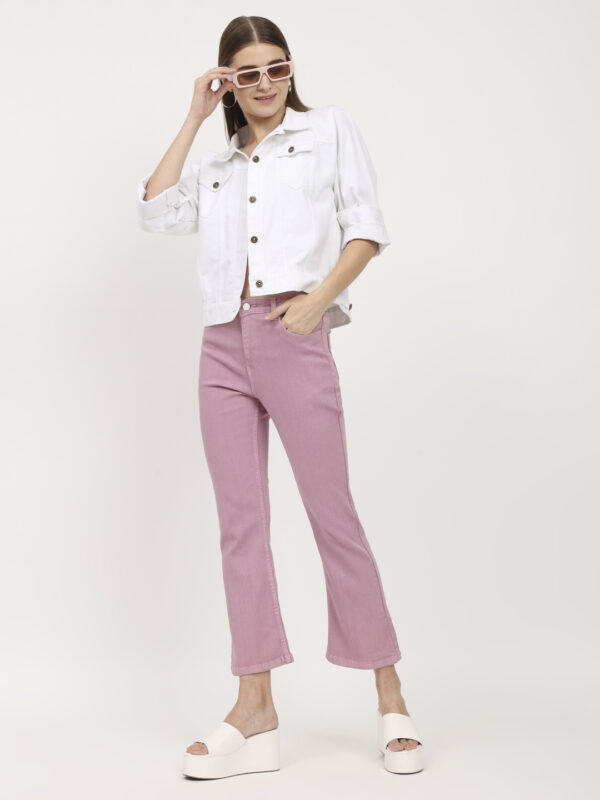 AngelFab Women Baby Pink Jeans