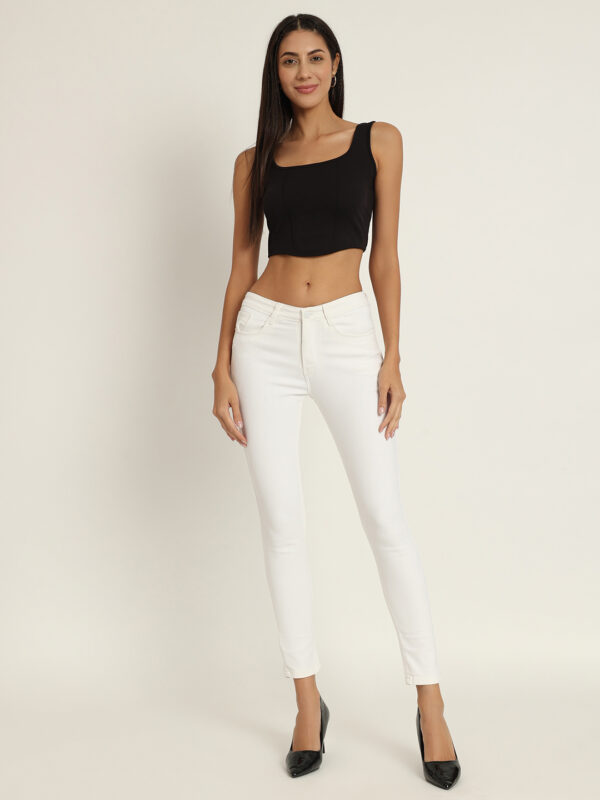 AngelFab Women White Jeans