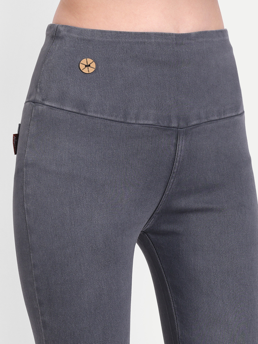 AngelFab Women Broad Grey Jegging