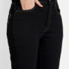 5 AngelFab Women DN 1002 High Rise Skinny Pent Black Jeans