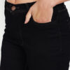 AngelFab Women DN 1003 Cut Pent Black Jeans