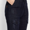 AngelFab Women DN 1006 Cut Pent Royal Blue Jeans