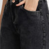 5 AngelFab Women DN 1008 Loose Pent Carban Black Jeans