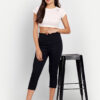 6 AngelFab Women Skinny fit capri