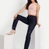 AngelFab Women DN 1006 Cut Pent Royal Blue Jeans