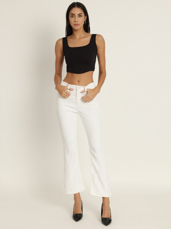 AngelFab Women White Jeans