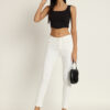 AngelFab Women White Jeans