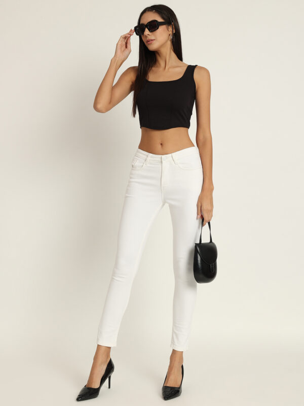 AngelFab Women White Jeans