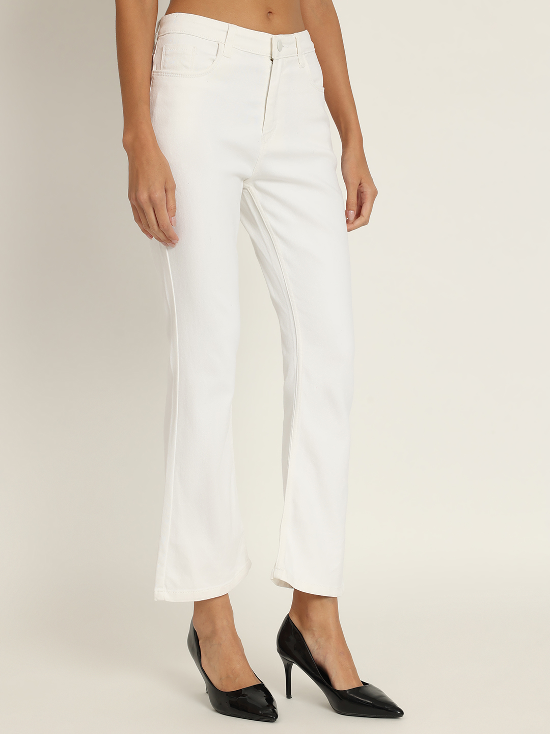 7 AngelFab Women White Jeans