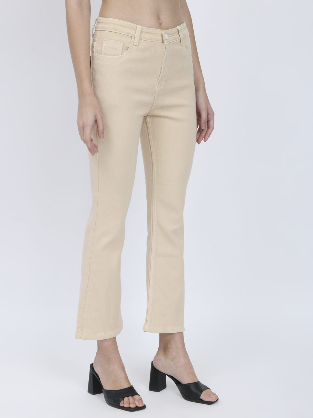 7 AngelFab Women Beige Jeans