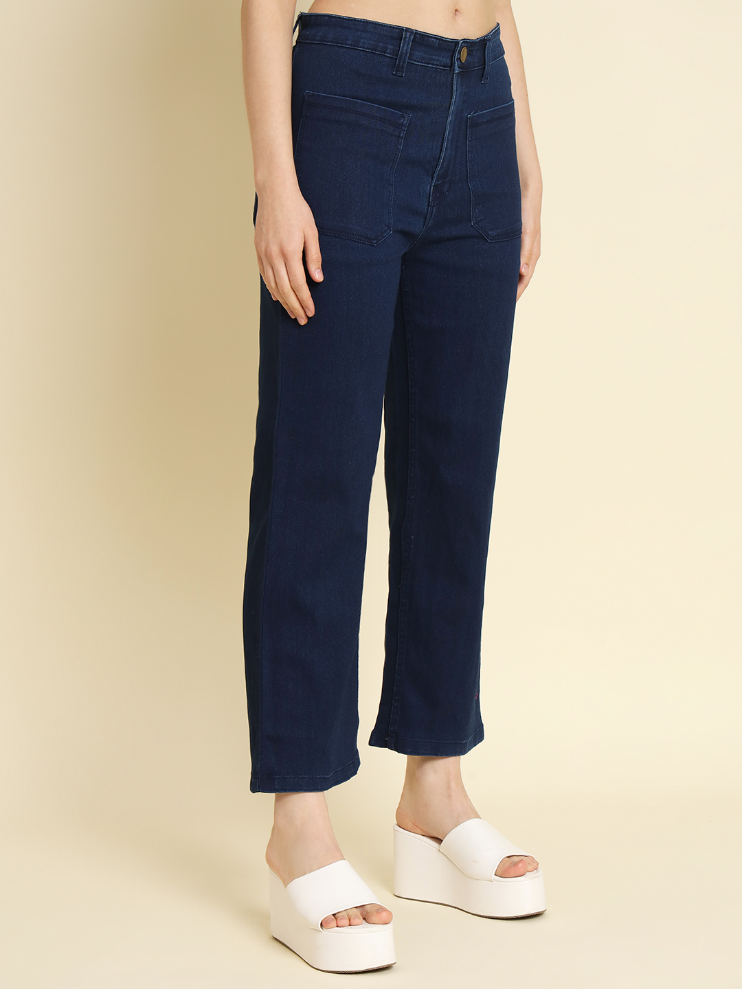 7 AngelFab Women Royal Blue Jeans