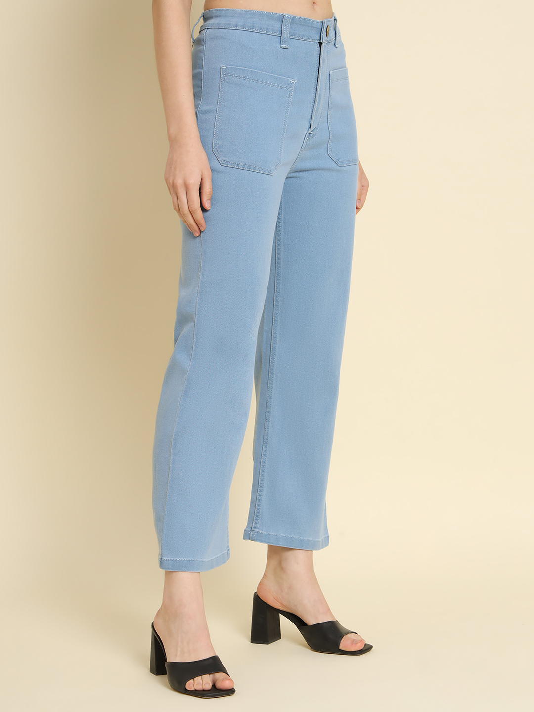 AngelFab Women Sky Blue Jeans