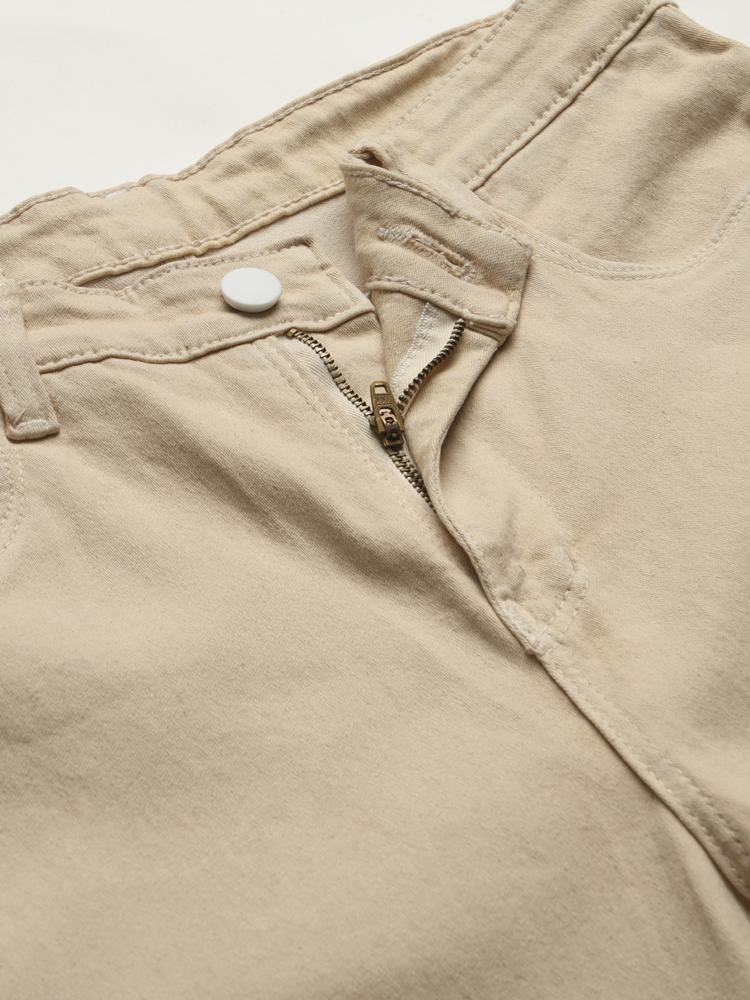 9 AngelFab Women Beige Jeans