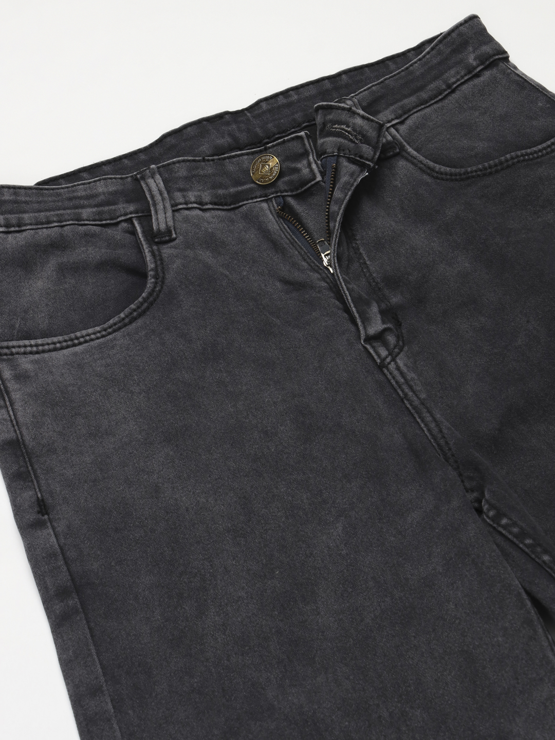 AngelFab Women Carban Black Jeans