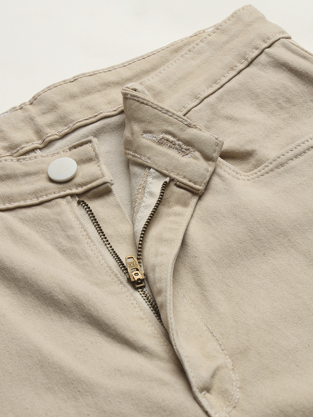 AngelFab Women Beige Jeans