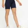 IMG_8374 AngelFab Women 3 Button Navy Blue Short