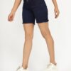 IMG_8378 AngelFab Women 3 Button Navy Blue Short