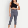 1 AngelFab Women Broad Grey Capri